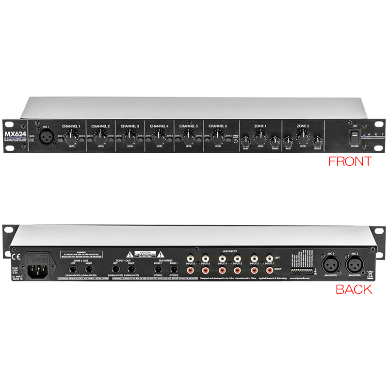 ART ( エーアールティー ) MX624 6ch ステレオミキサー 送料無料