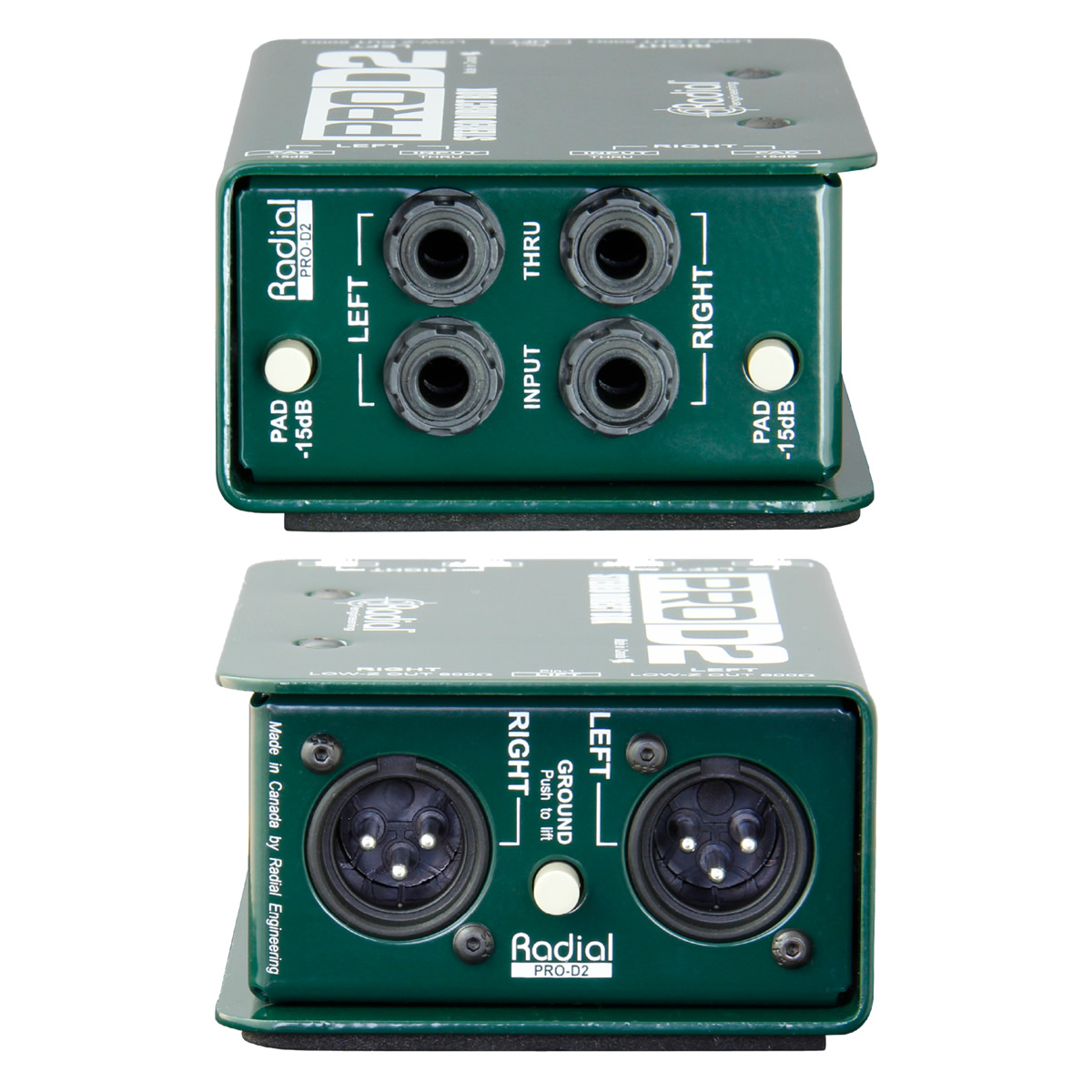 RADIAL PRO D2 ステレオパッシブダイレクトボックス | サンフォニックス